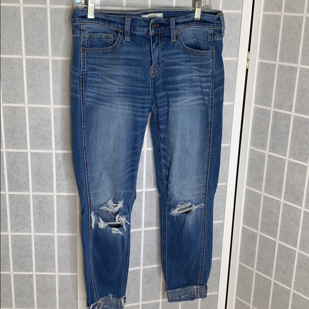 Denim boyfriend jeans